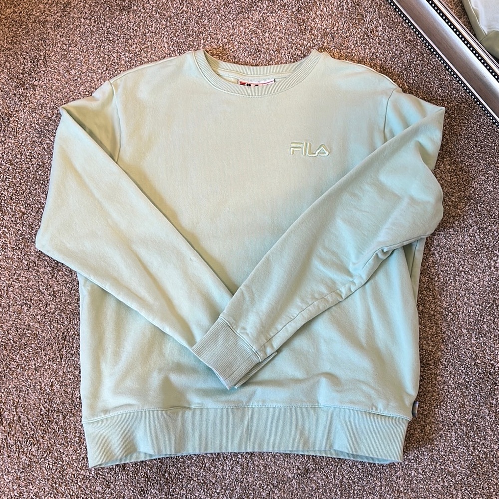 FILA Mint Green Sweatshirt - Picture 1 of 5